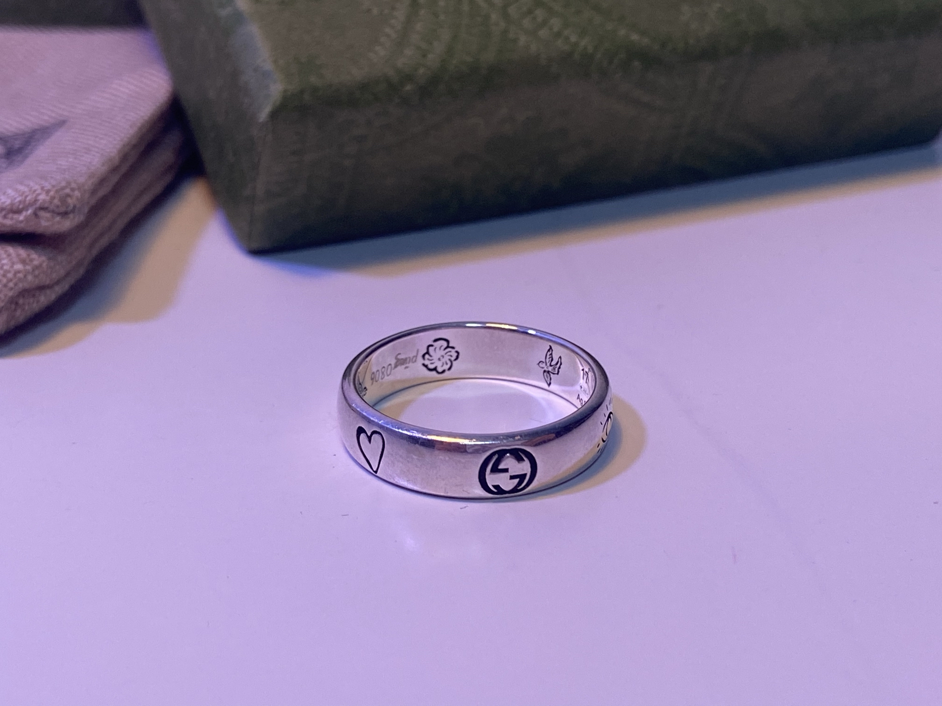 gucci经典款  #今日戒指分享 #gucci戒指 #宝藏情侣对戒  gucci古 