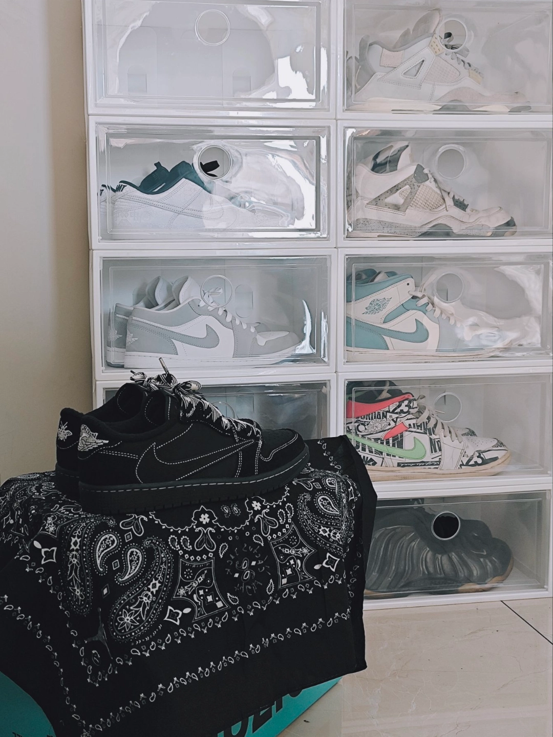 custom review-Jordan 1 Retro Low OG SP Travis Scott Black Phantom