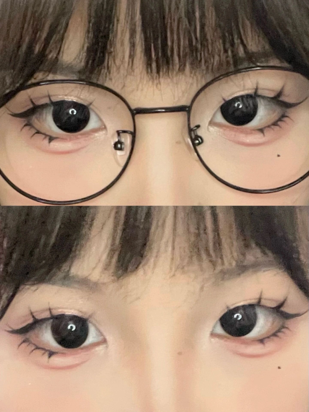 超简单的卧蚕画法