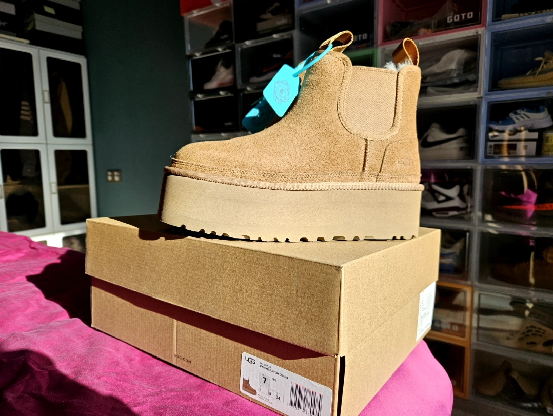 custom review-UGG 14cm Челси Женские Каштановый