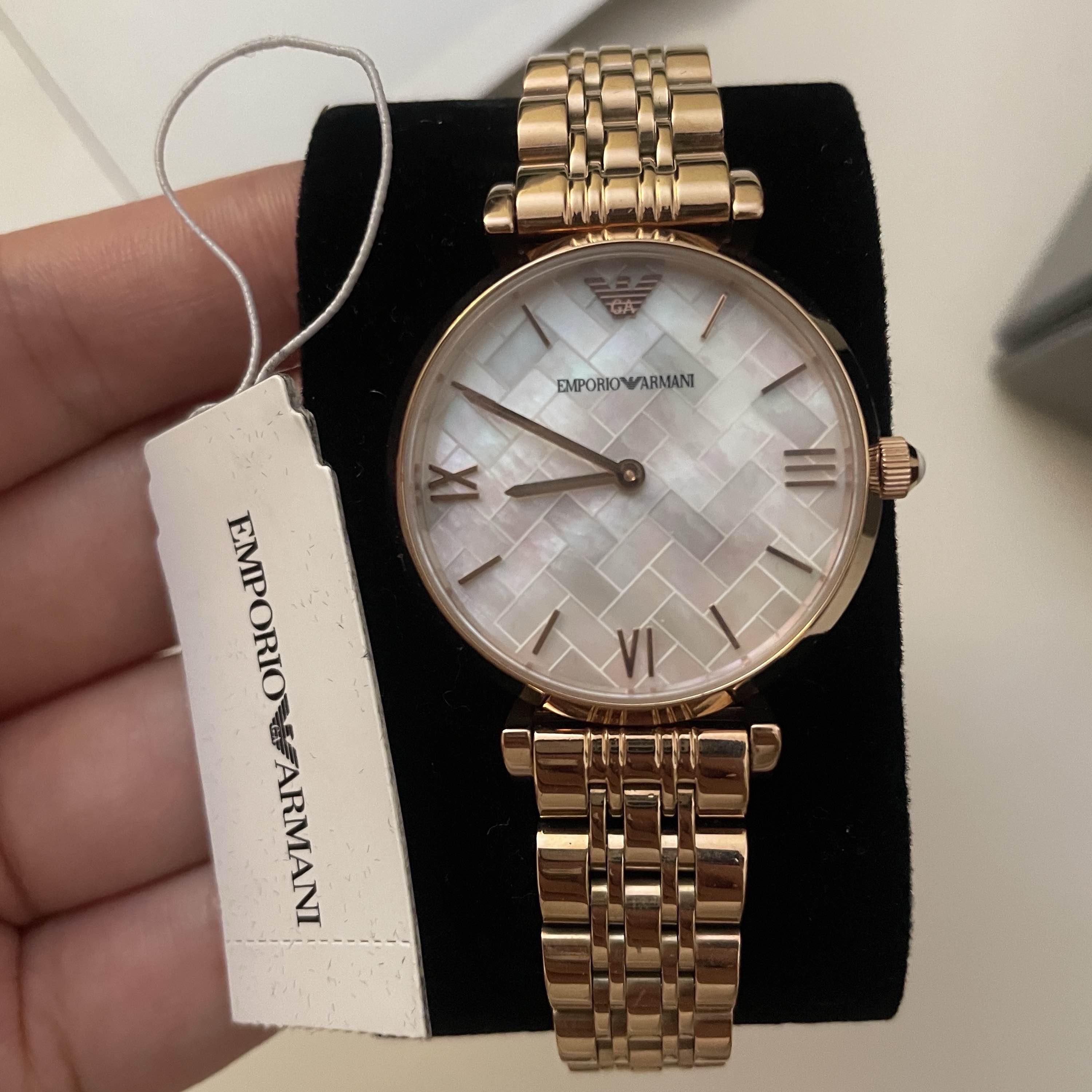 armani阿玛尼官方旗舰店手表女 白月光系列石英腕表ar11110