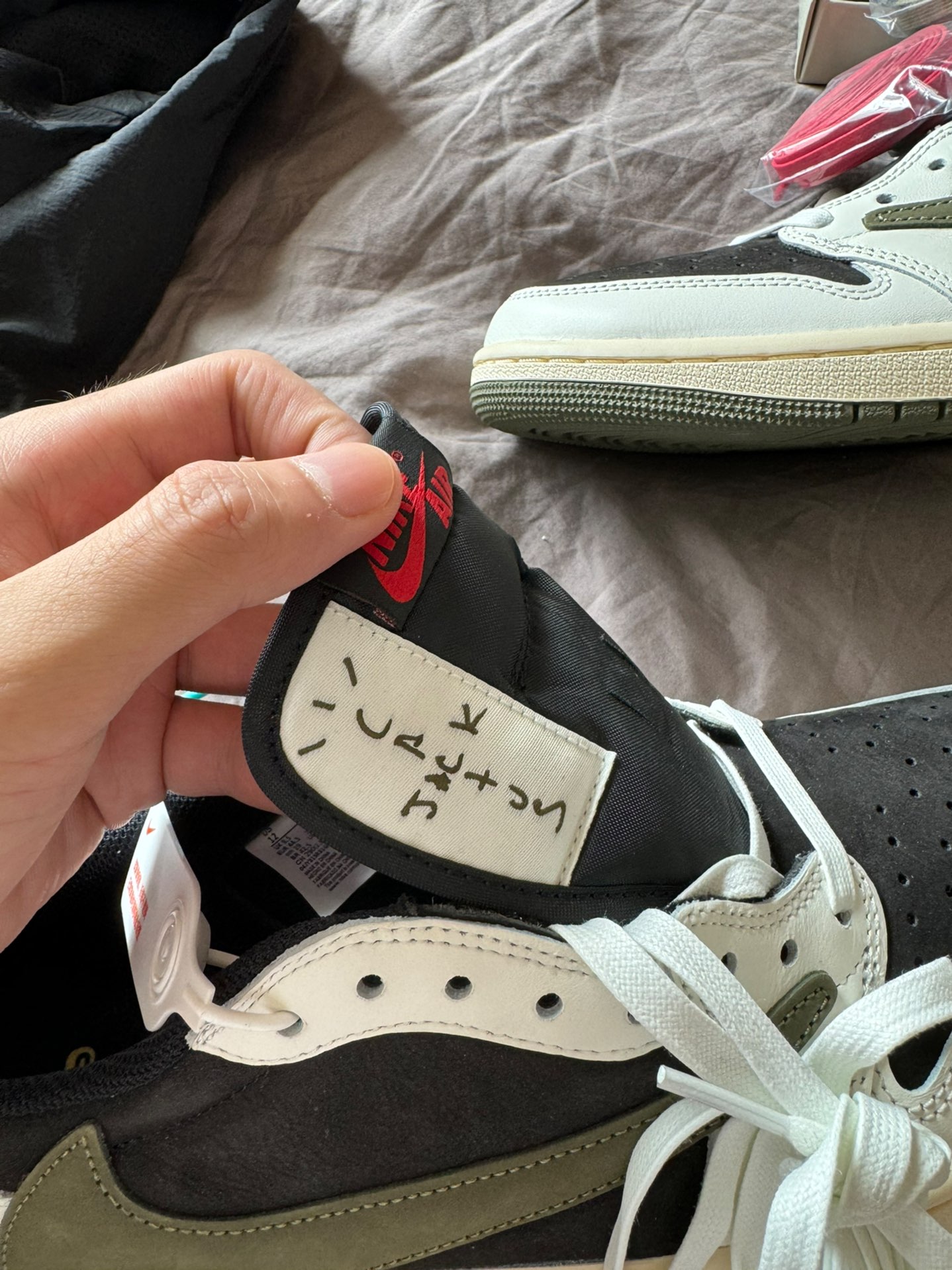 custom review-Jordan 1 Retro Low OG SP Travis Scott Olive Women's