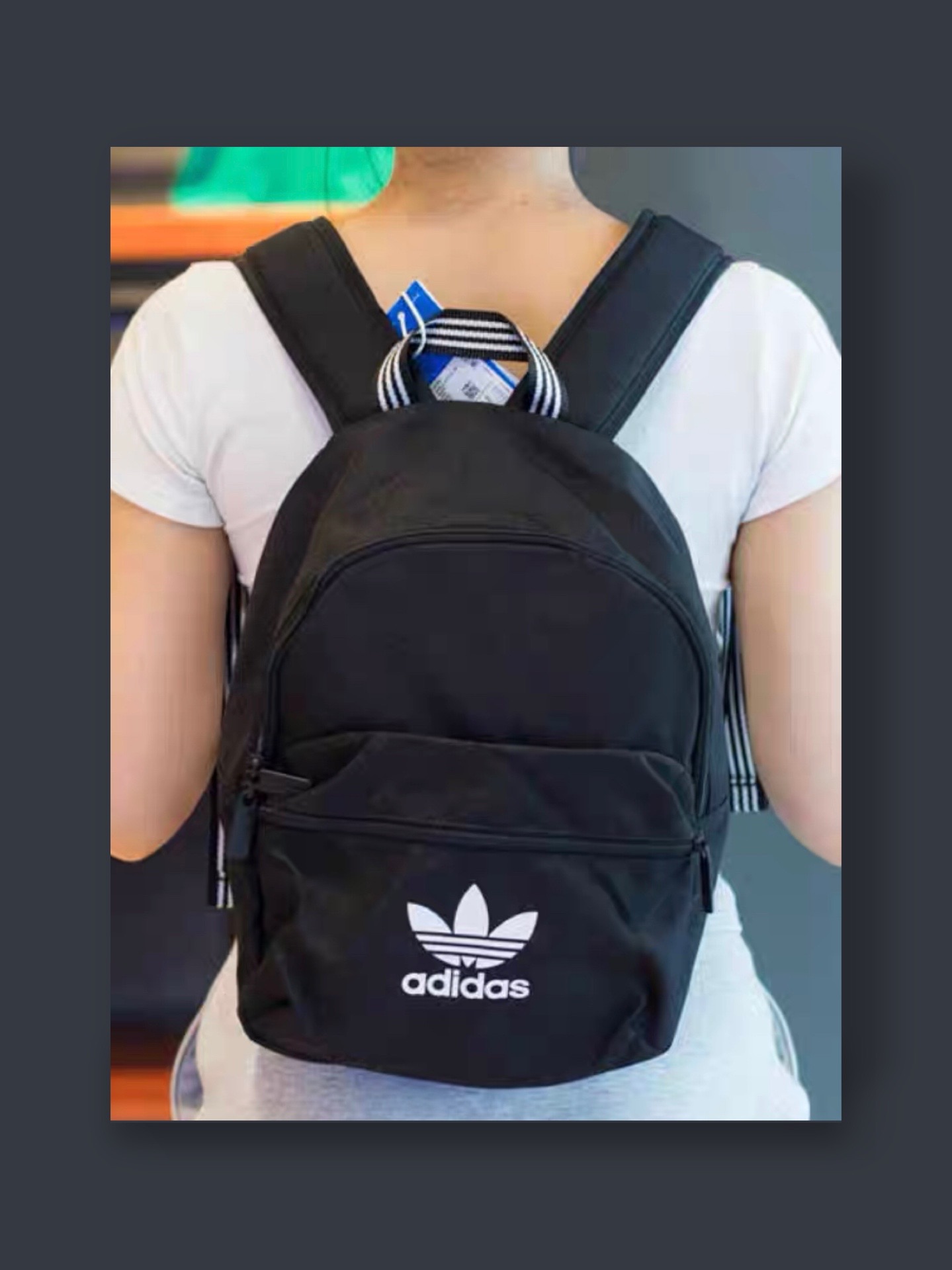三叶草双肩背包