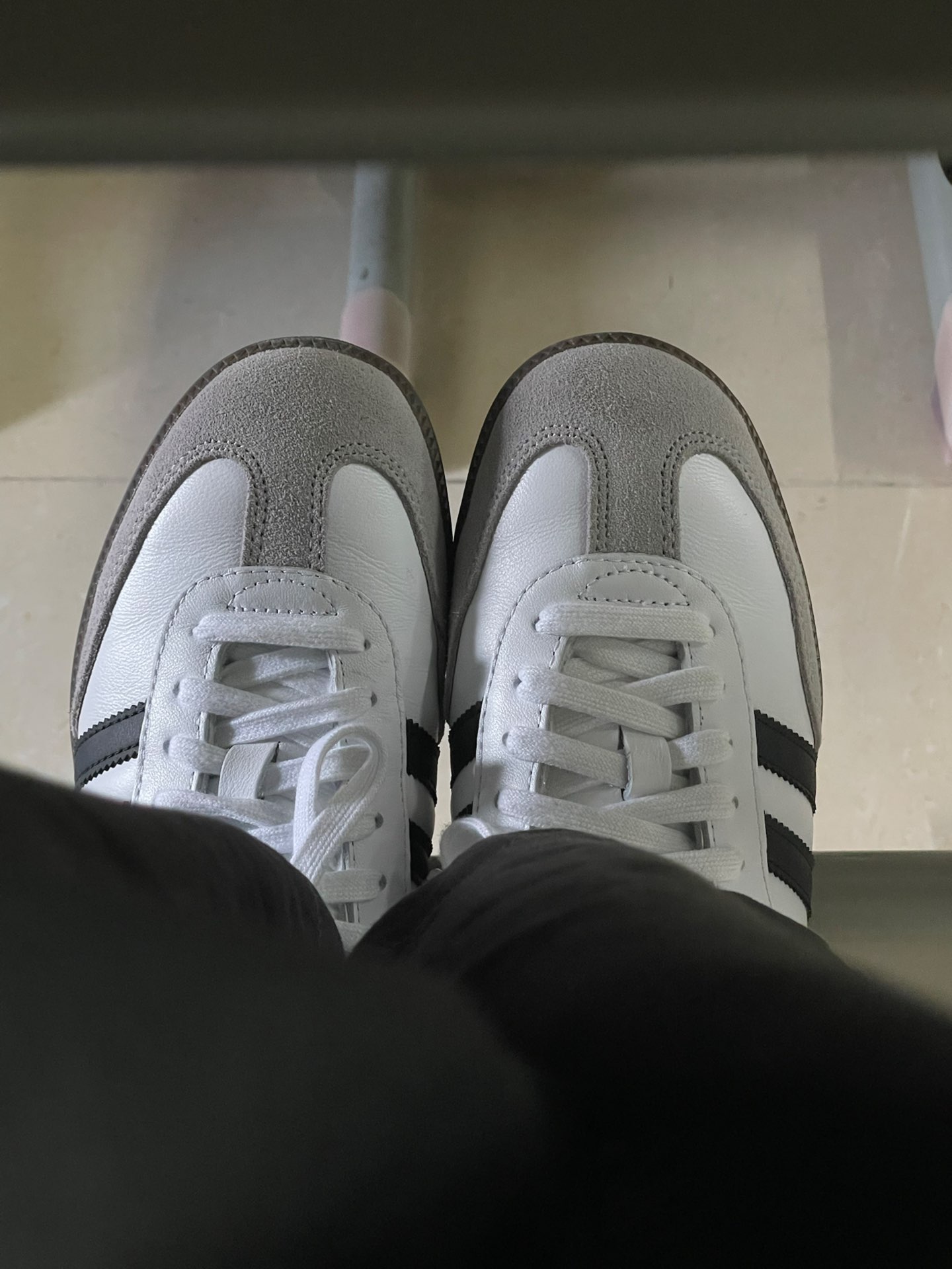 custom review-adidas originals Samba OG Cloud White Core Black