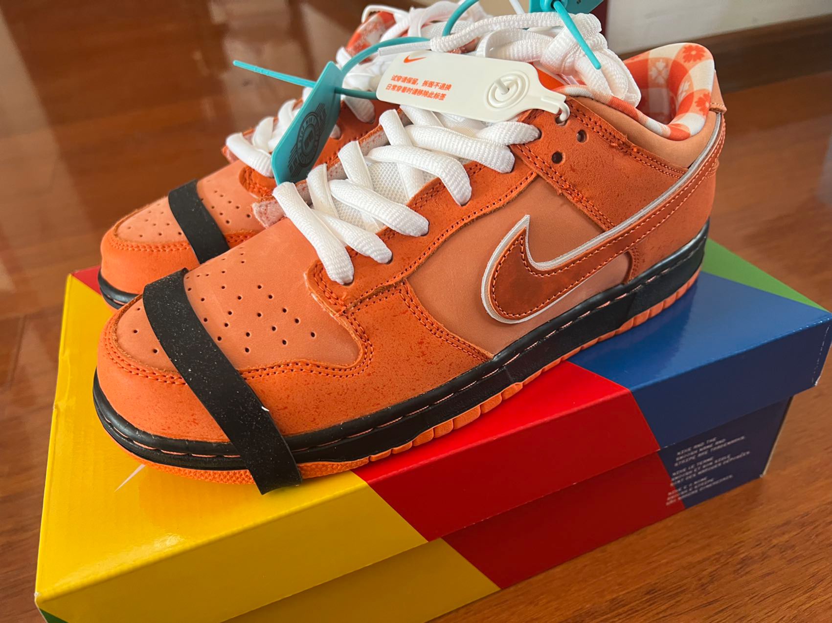 custom review-Nike SB Dunk Low Concepts Orange Lobster Men's