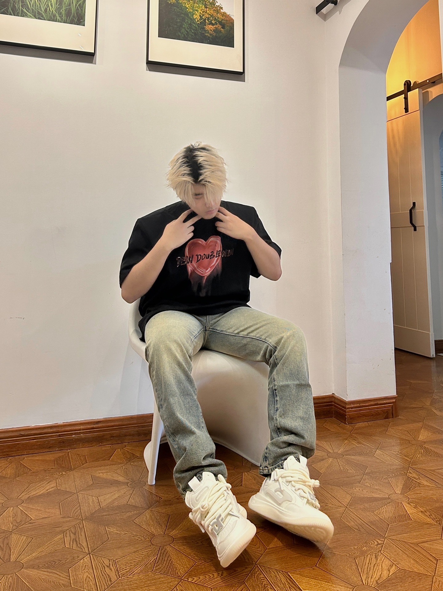 男生直角肩能好看吗