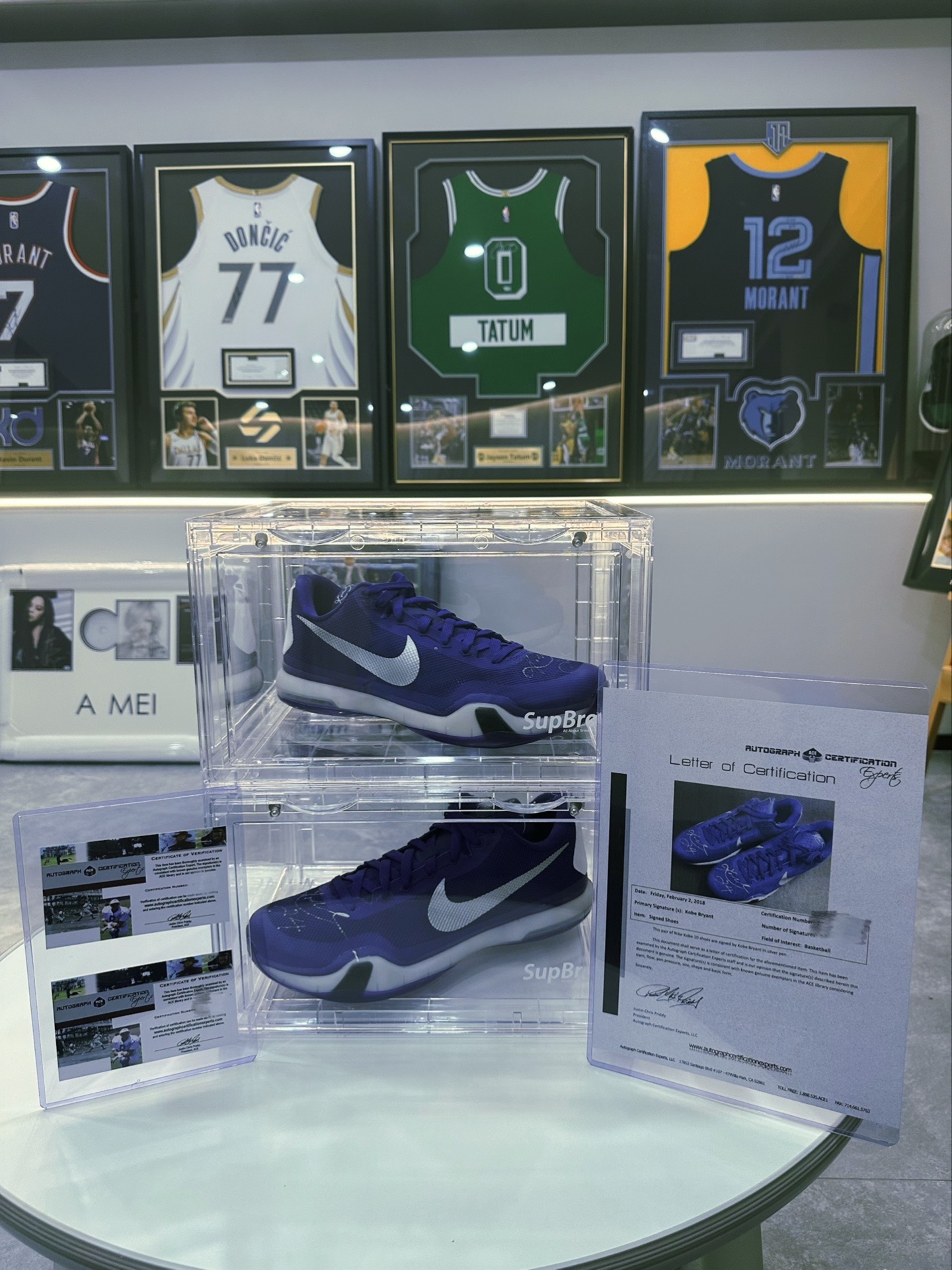 科比亲签球鞋,我回不去的青春