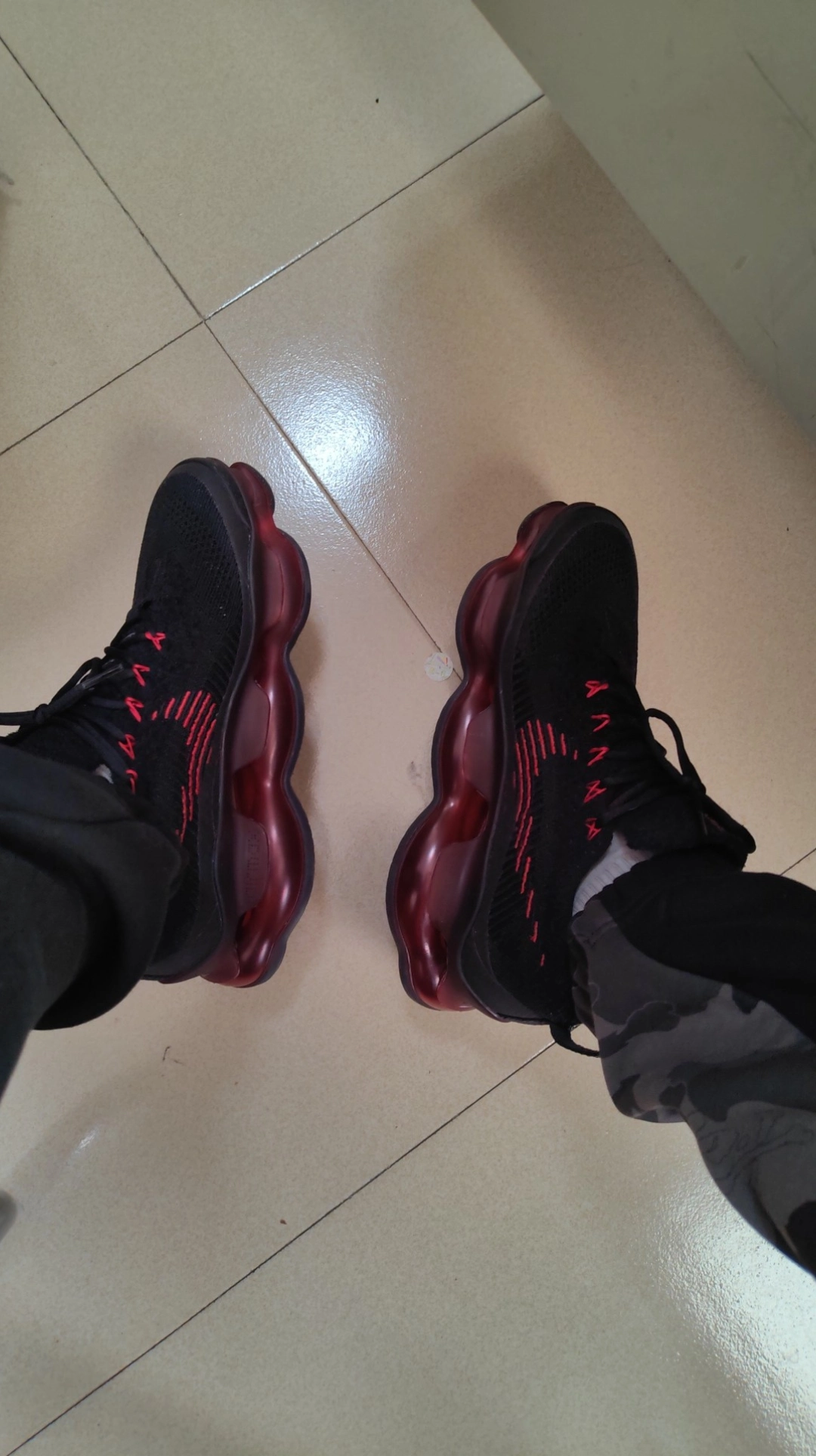custom review-Nike Air Max Scorpion Fk Black University Red