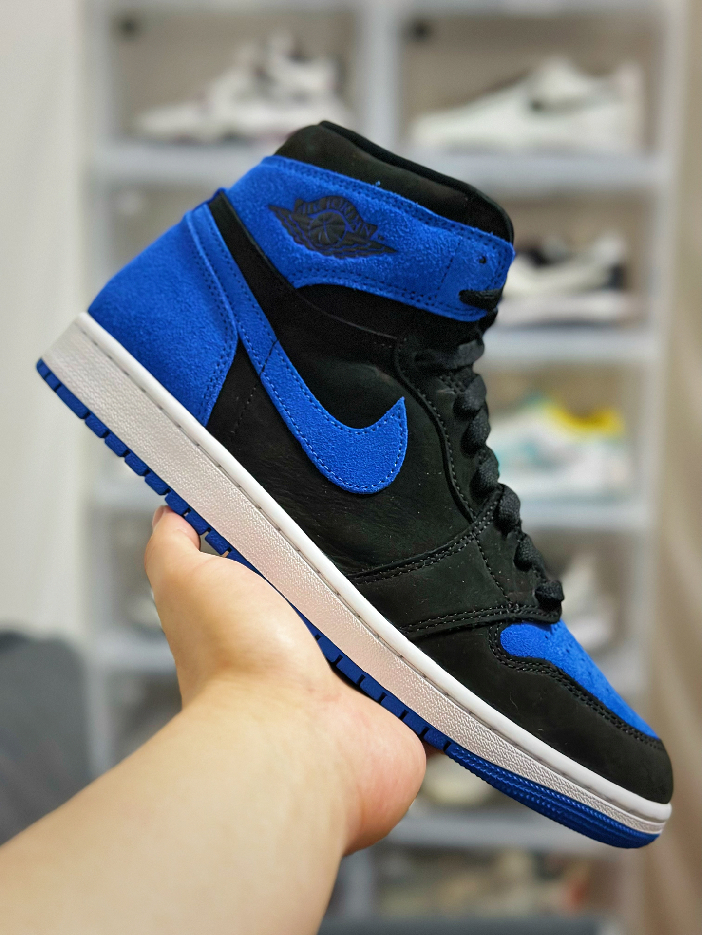 aj1white royal皇家蓝图片