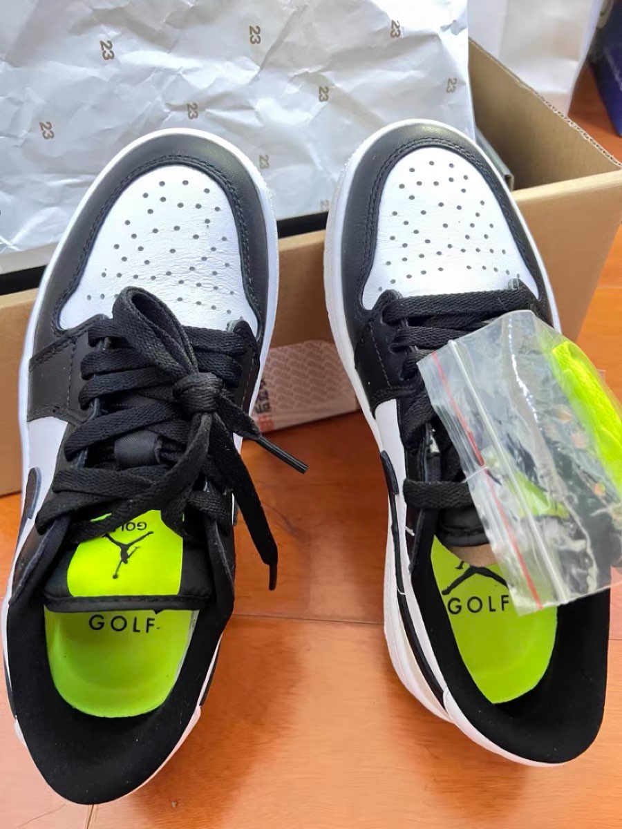 custom review-JORDAN 1 Retro Low Golf Phantom Volt
