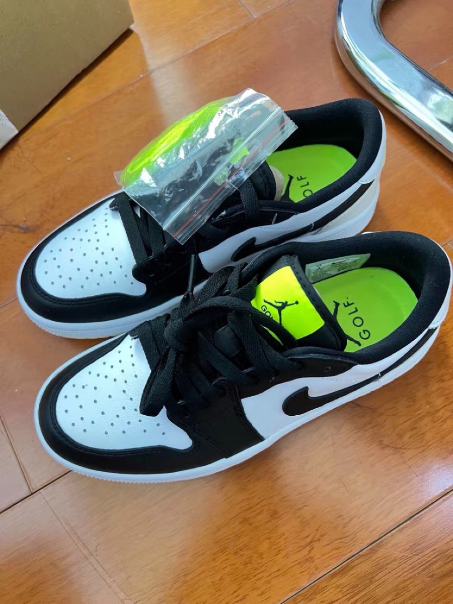 custom review-JORDAN 1 Retro Low Golf Phantom Volt
