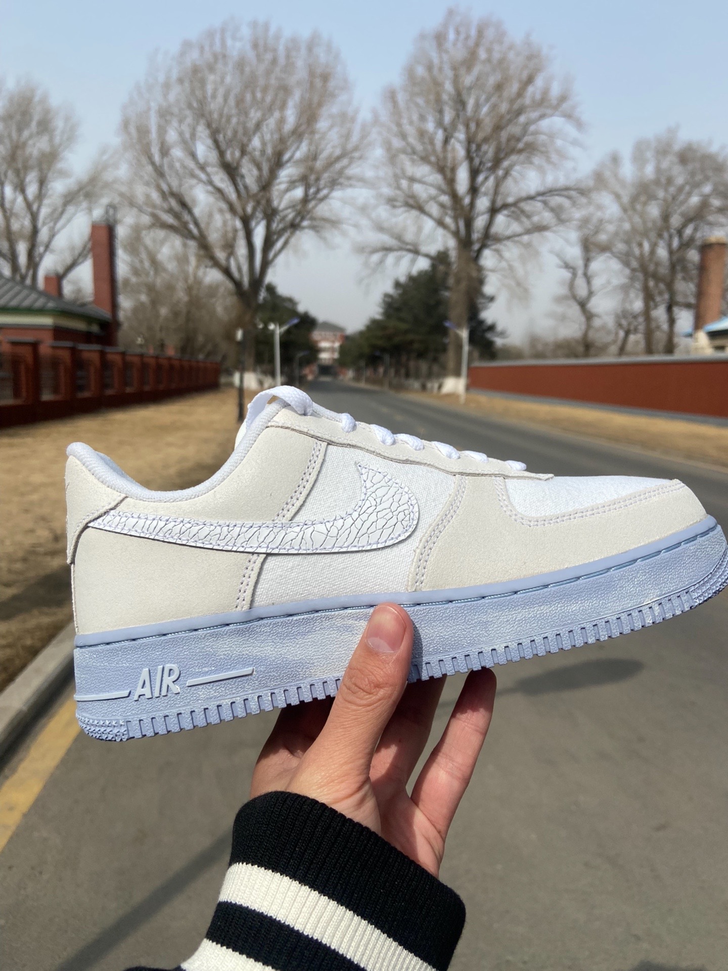 af1冰蓝夜光底图片