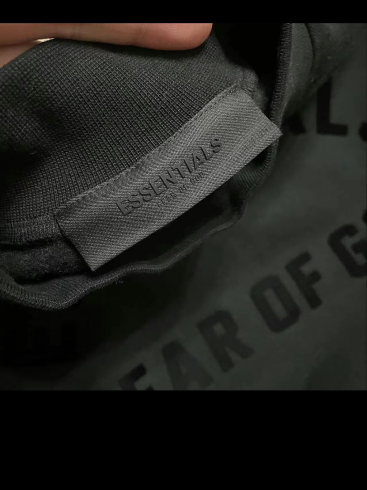 custom review-Fear Of God Essentials Arch Logo Hoodie