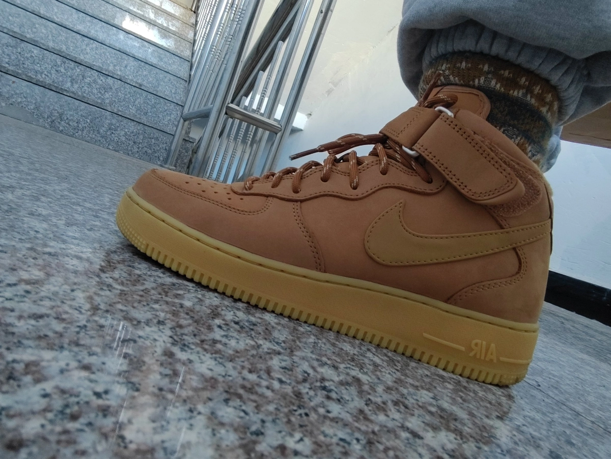custom review-Nike Air Force 1 Mid '07 'Flax'