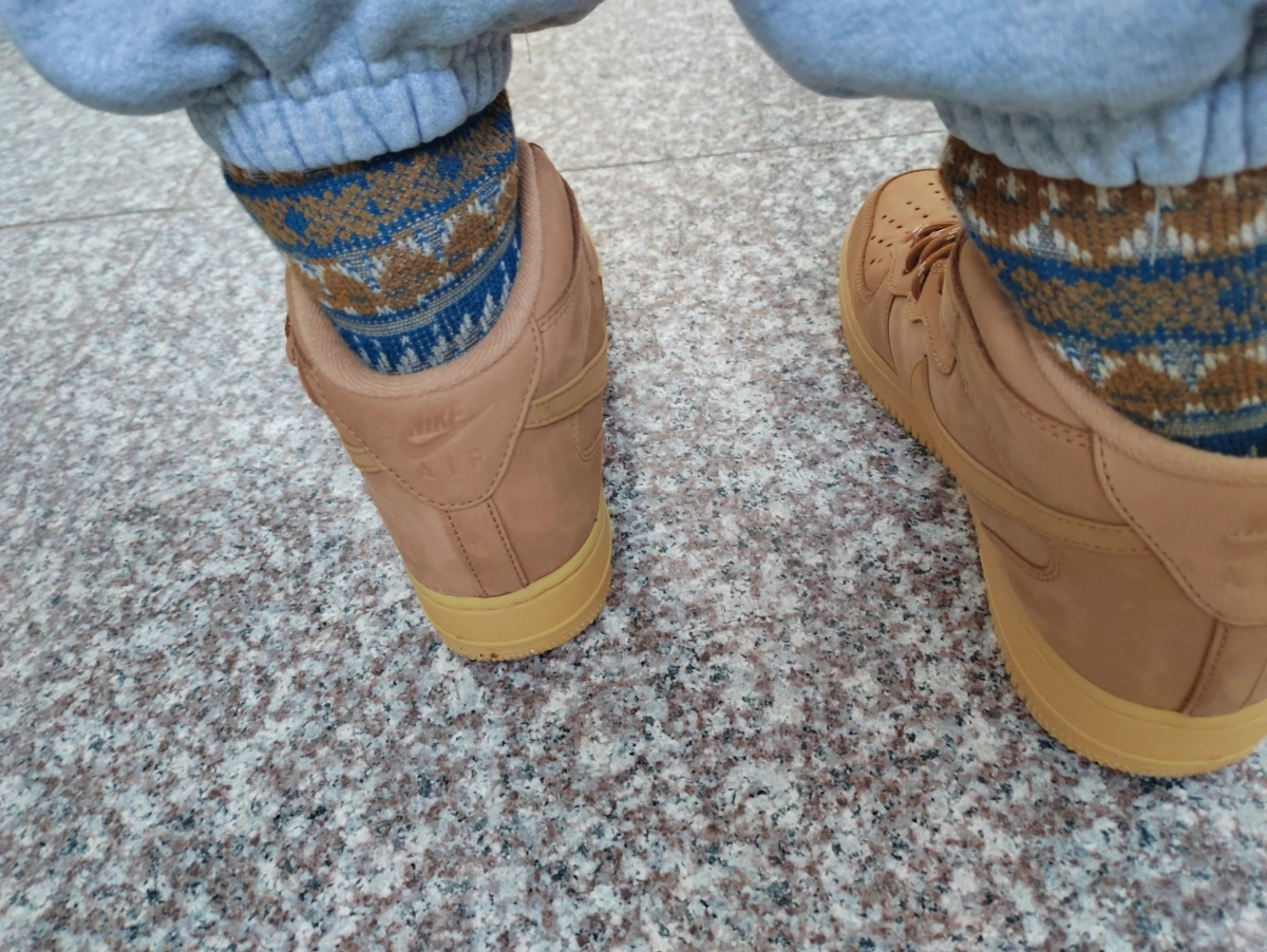 custom review-Nike Air Force 1 Mid '07 'Flax'