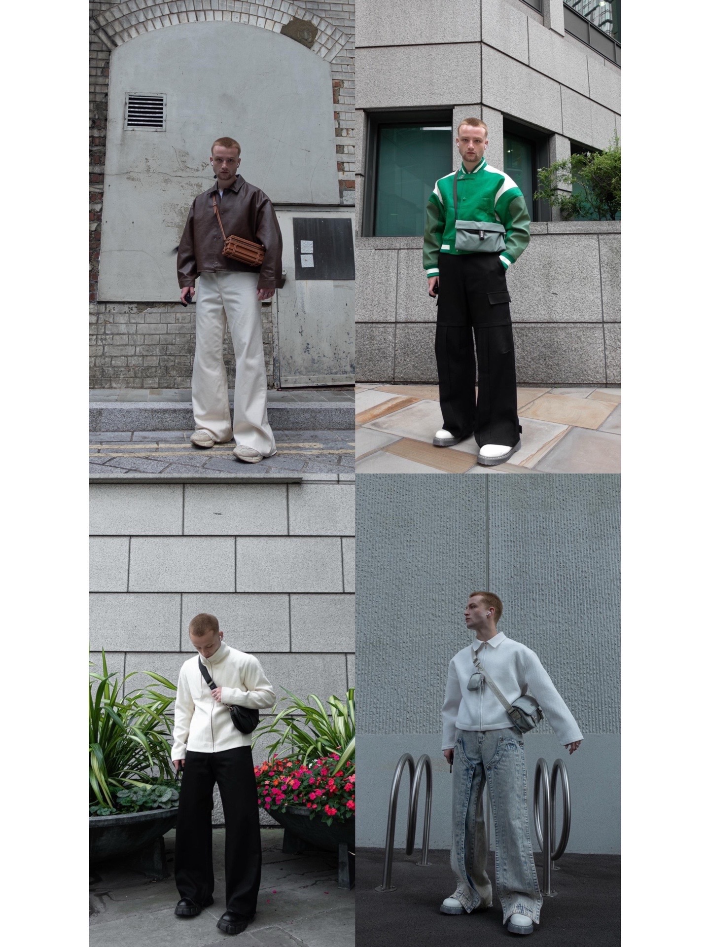 男生极简风格穿搭,高级感十足