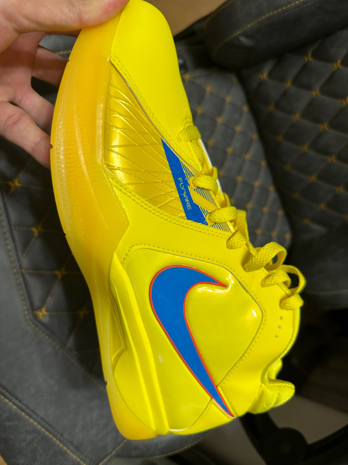 custom review-Nike KD 3 KD 3 'VIBRANT Yellow' Низкий Топ Винтажные Баскетбольные Кроссовки Мужские Желто-Синий
