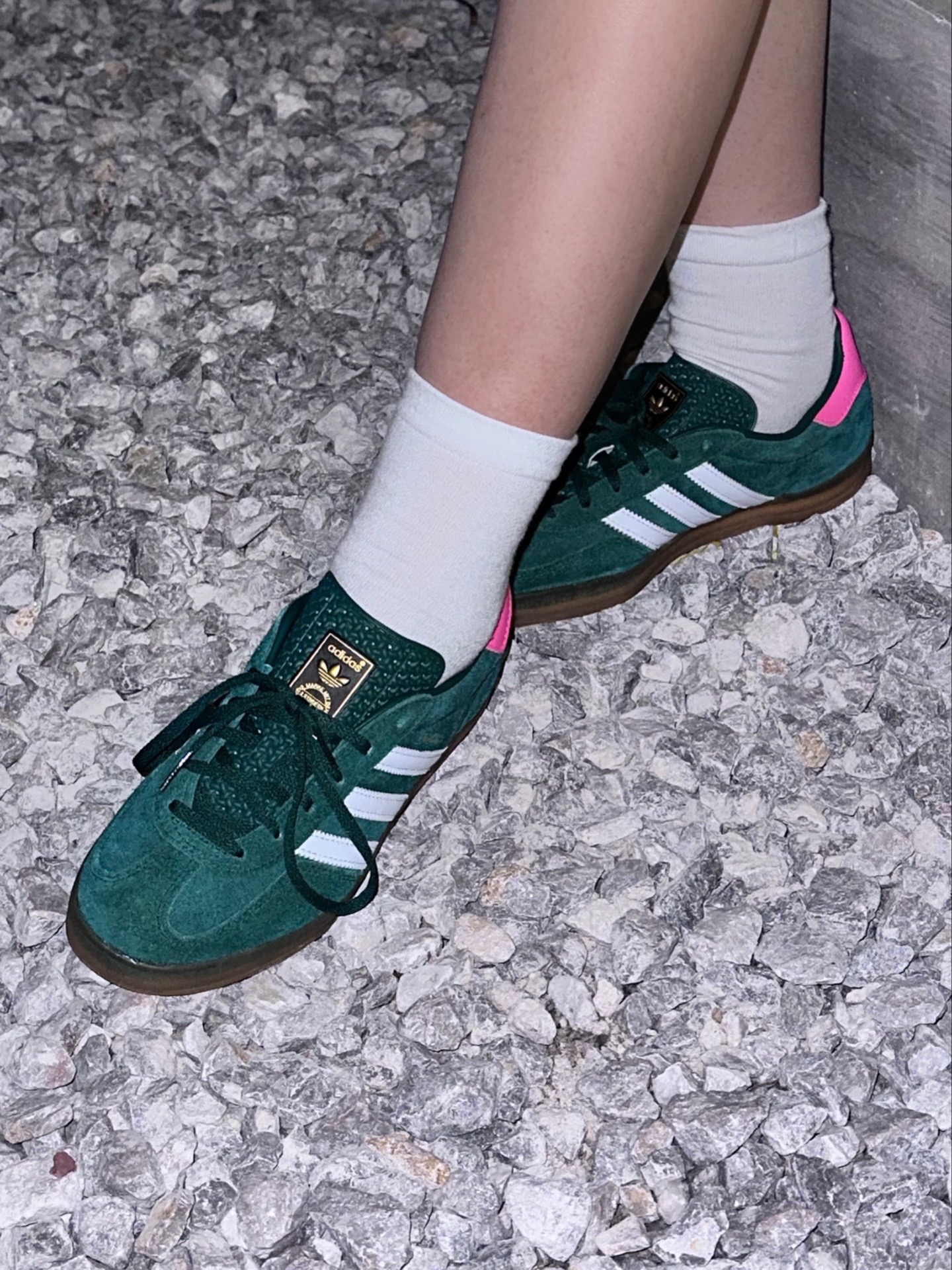 Adidas Originals Gazelle Indoor Collegiate Green Lucid Pink