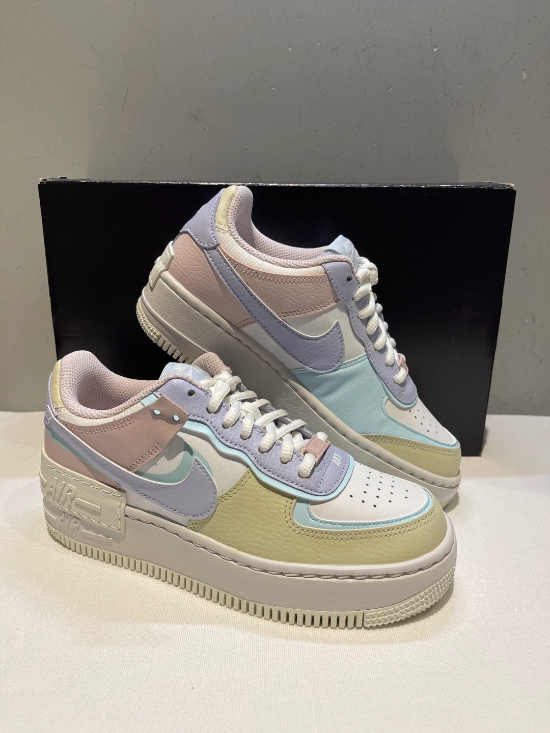 nike马卡龙双勾空军一号小板鞋