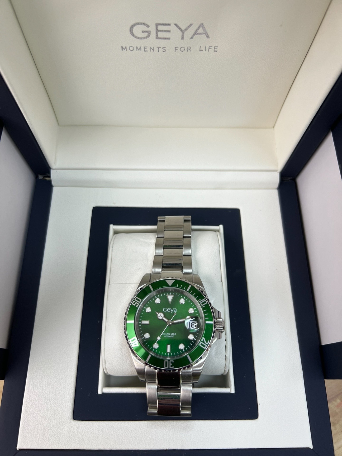 好物分享|格雅绿水鬼防水机械表6015