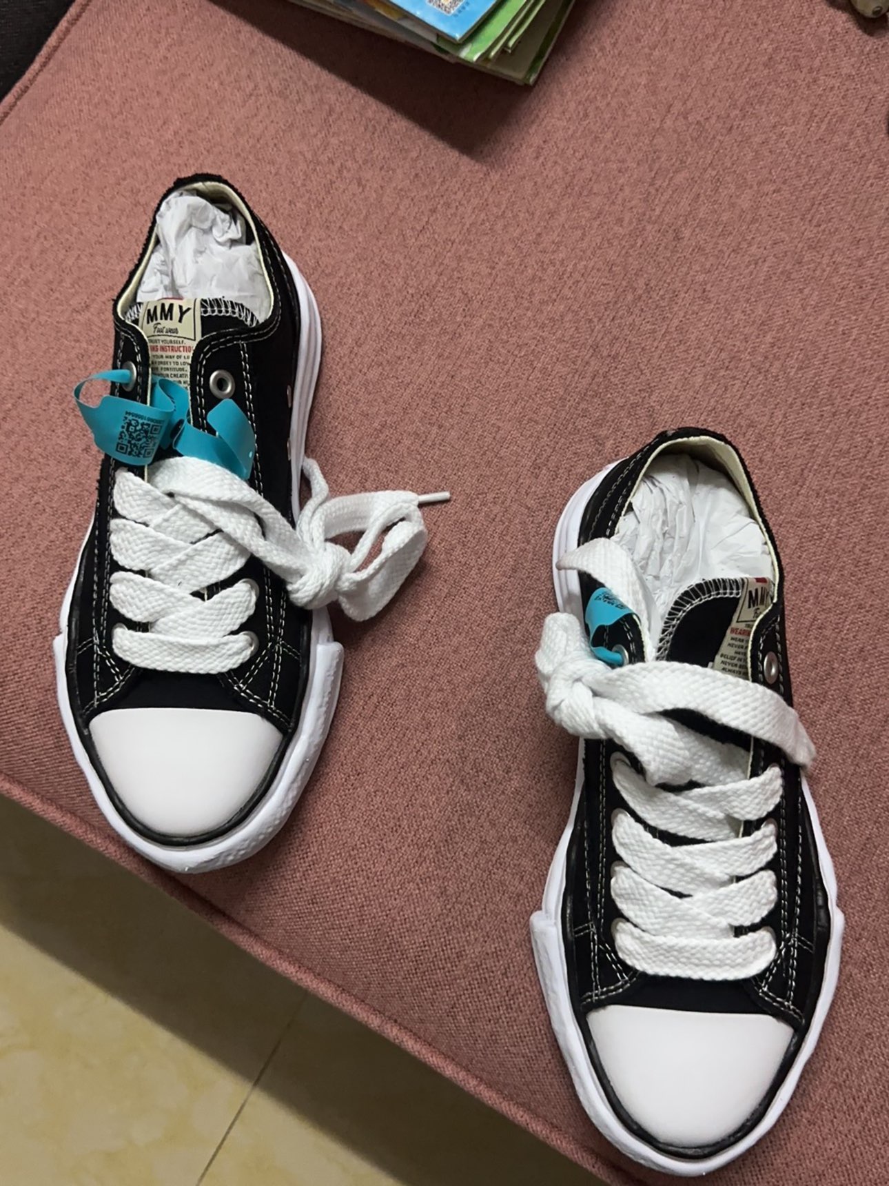 custom review-Maison MIHARA YASUHIRO Og Sole Peterson Low Canvas Black