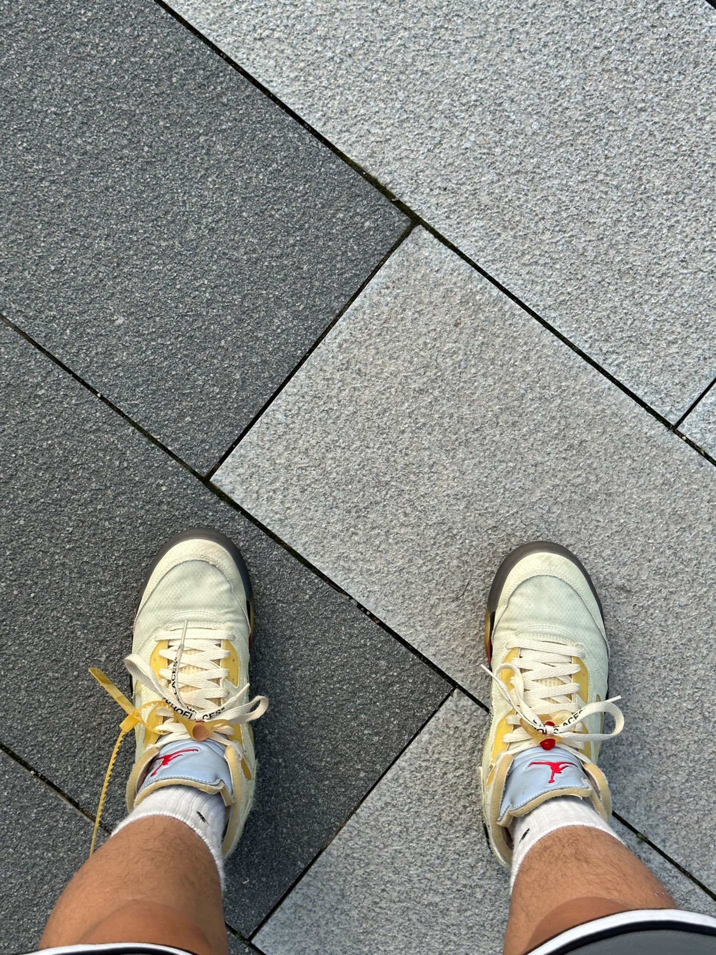 custom review-JORDAN 5 Retro Off White Sail