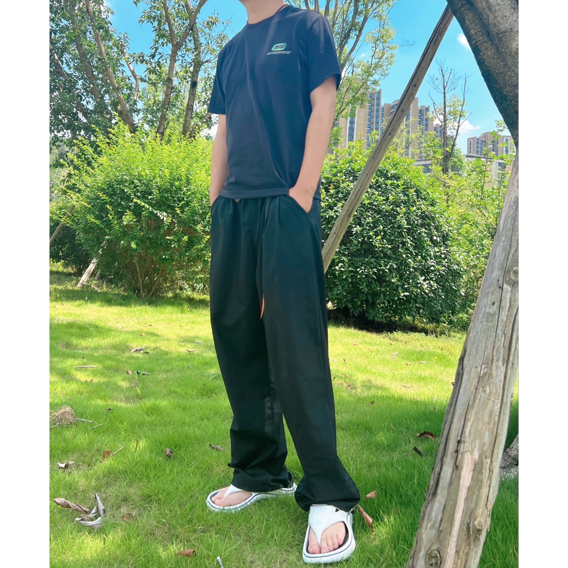 因为人字拖 爱上了夏天