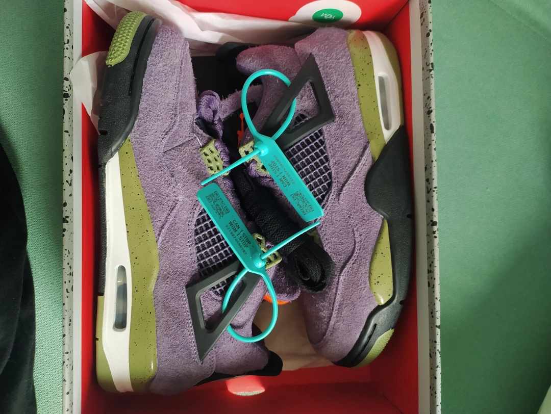 custom review-Air Jordan 4 Retro 'Canyon Purple' Women's