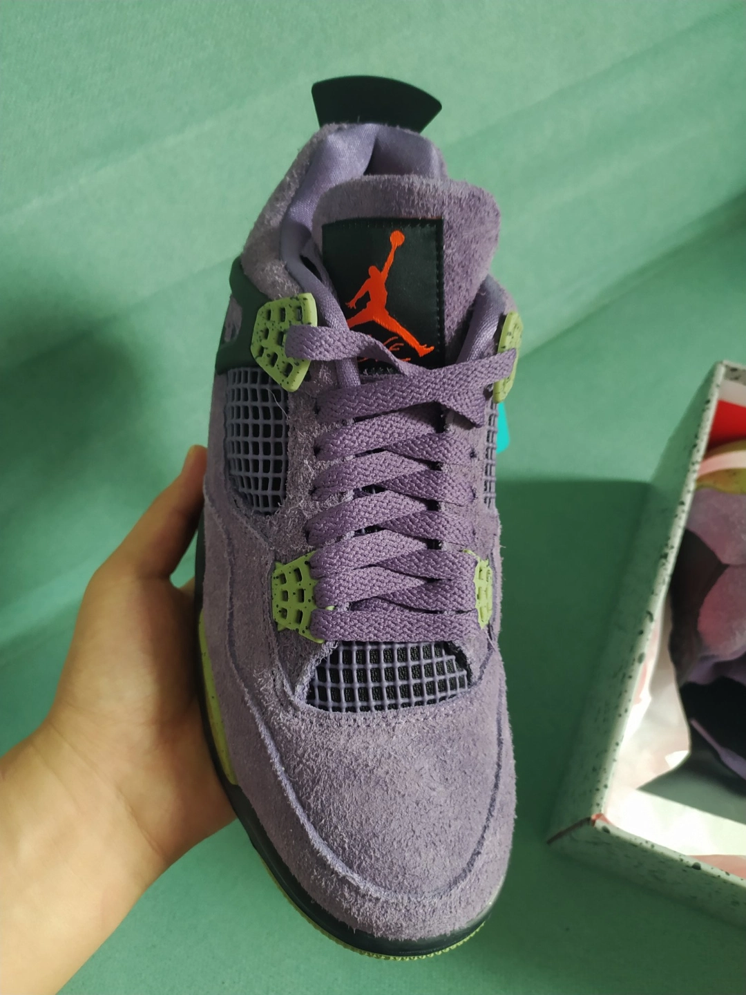 custom review-Air Jordan 4 Retro 'Canyon Purple' Women's