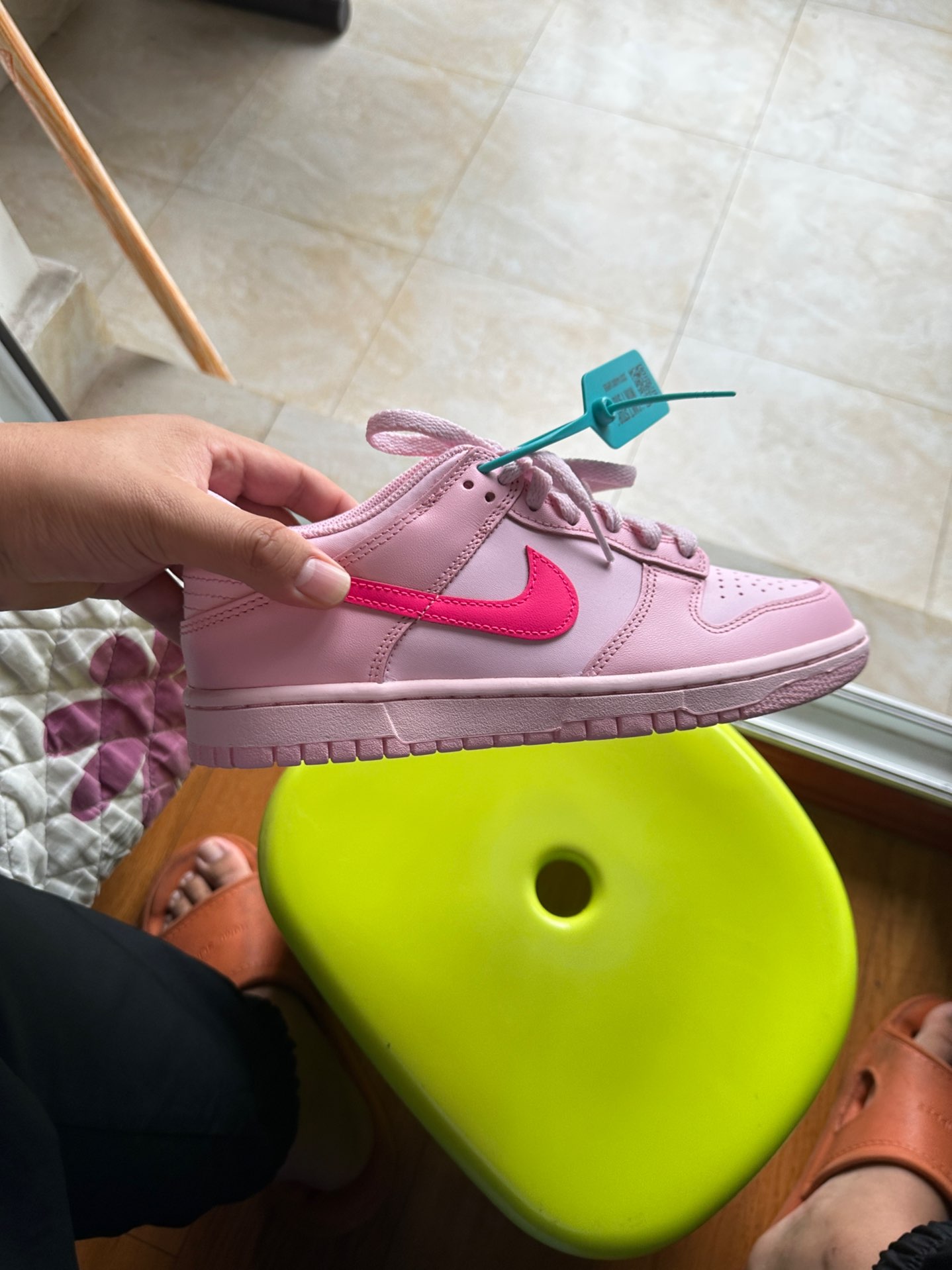 custom review-Nike Dunk Low 'Triple Pink' GS