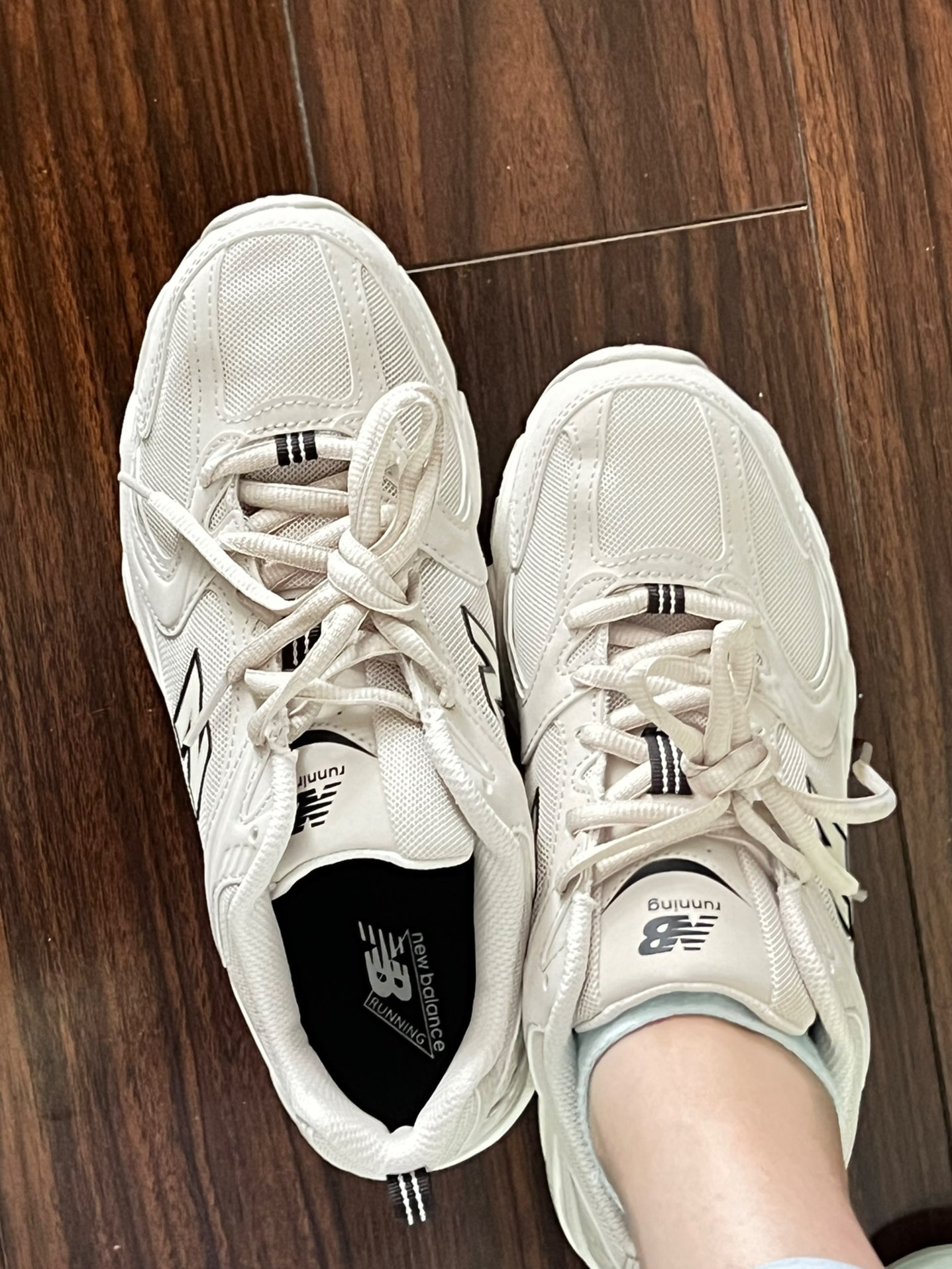 custom review-New Balance 530 Ivory