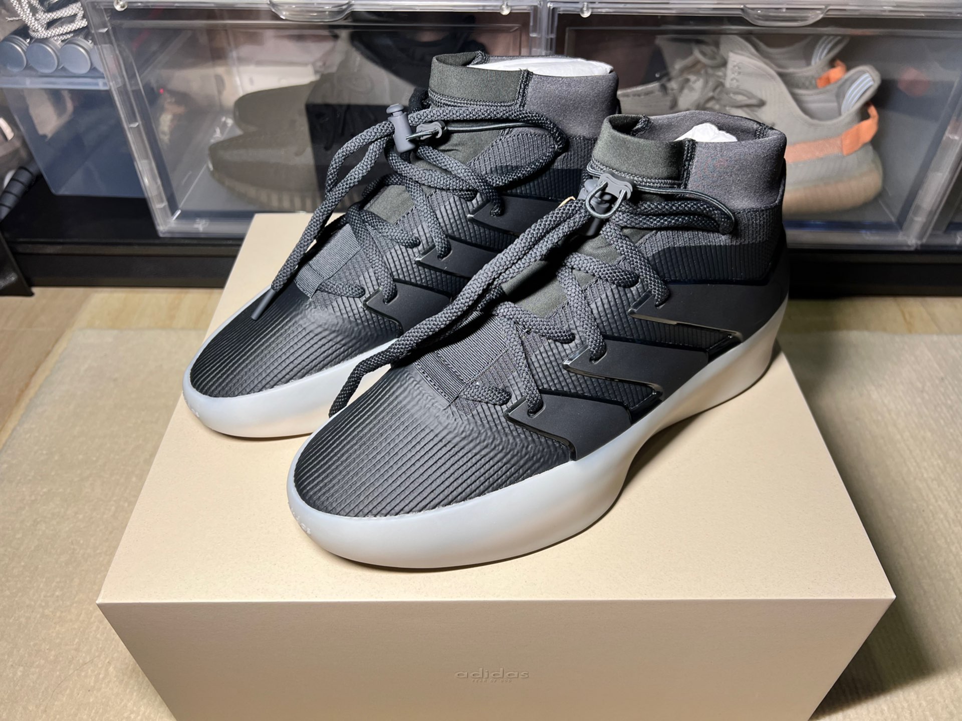 custom review-Adidas Fear Of God Athletics I Basketball Carbon