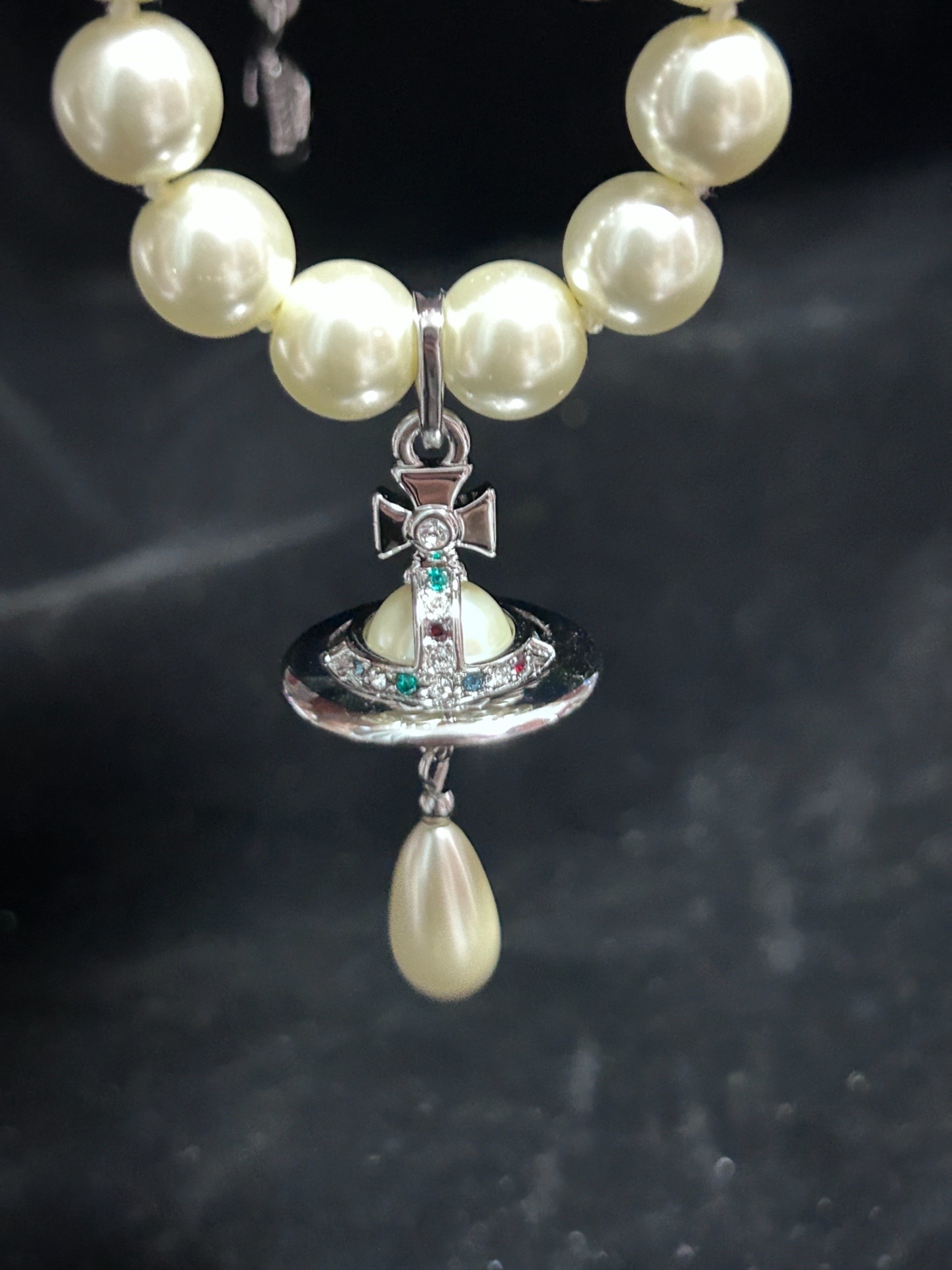 绝美水滴珍珠项链!高级欲望都市丽人感!