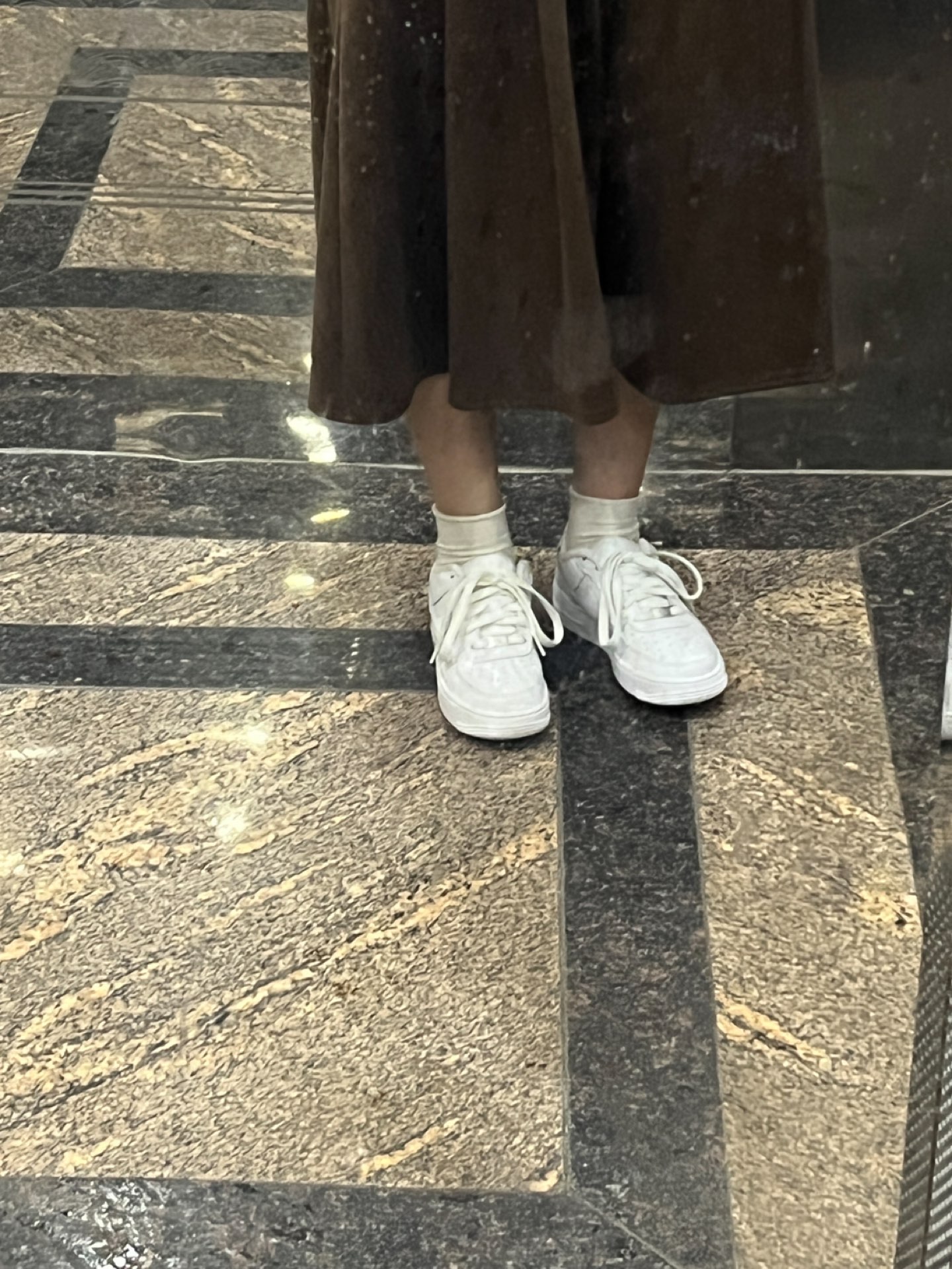 custom review-Nike Kids Air Force 1 Low LE 'White On White' Sneakers