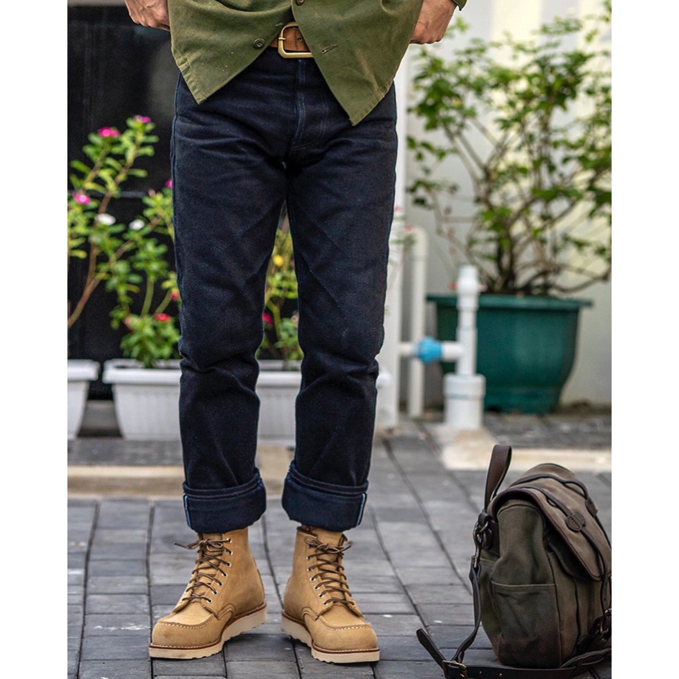 美式工装穿搭风格2