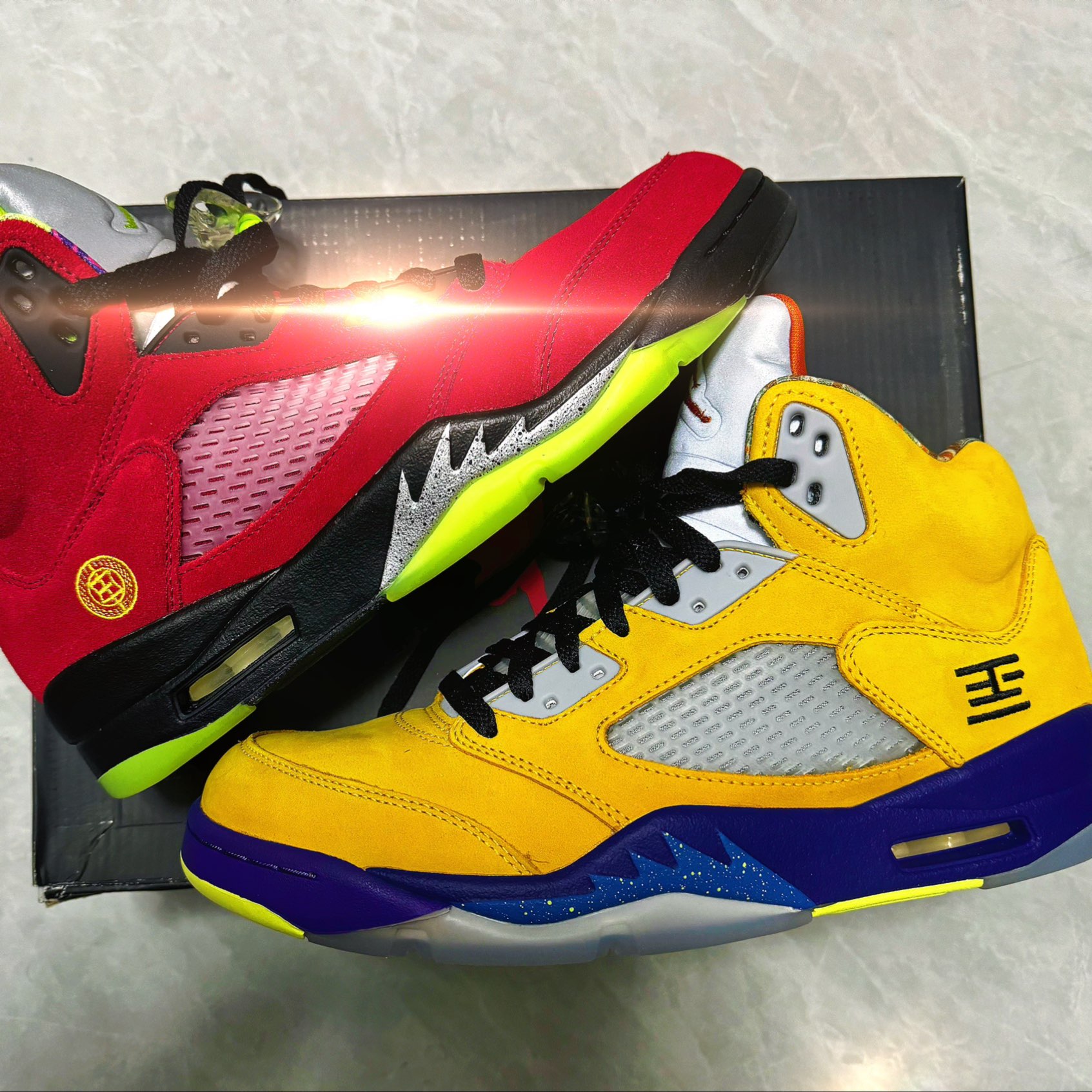custom review-Air Jordan 5 Retro SE "What The"