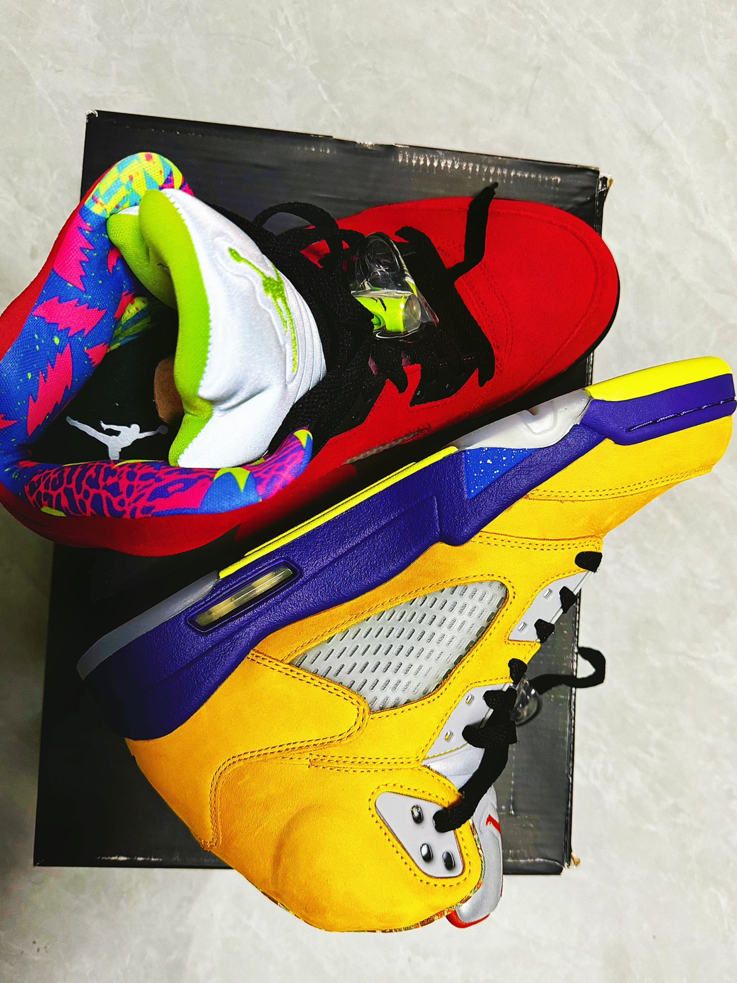 custom review-Air Jordan 5 Retro SE "What The"