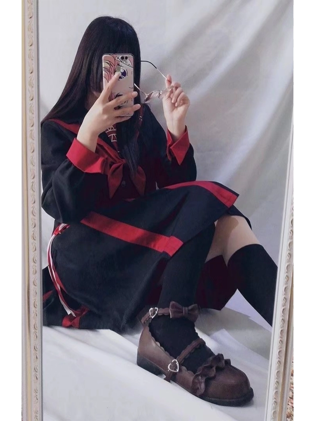 魔法阵不良jk水手服也太好看了吧7815