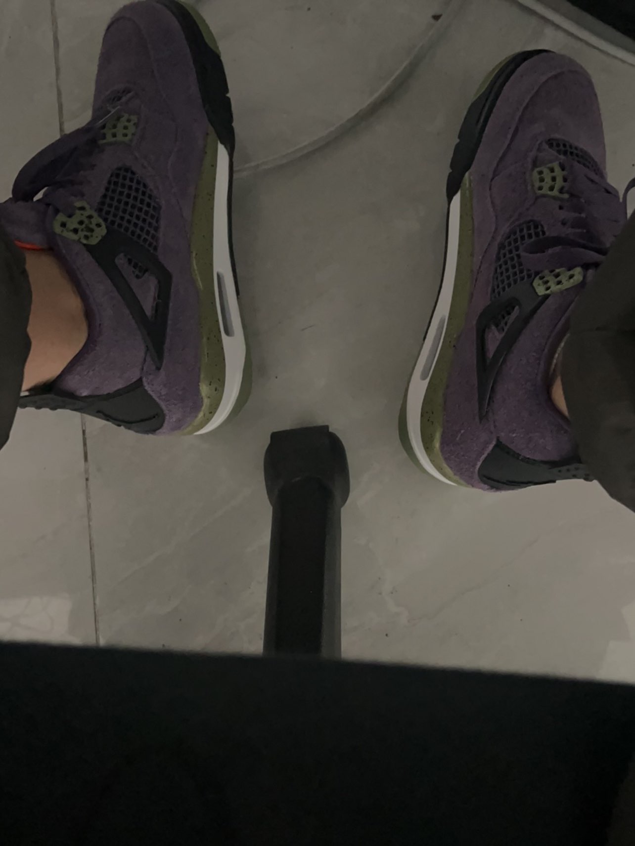 custom review-Jordan Air Jordan 4 Retro 'Каньон Фиолетовый' Mid Top Винтажные Баскетбольные Кроссовки Женские Фиолетовые