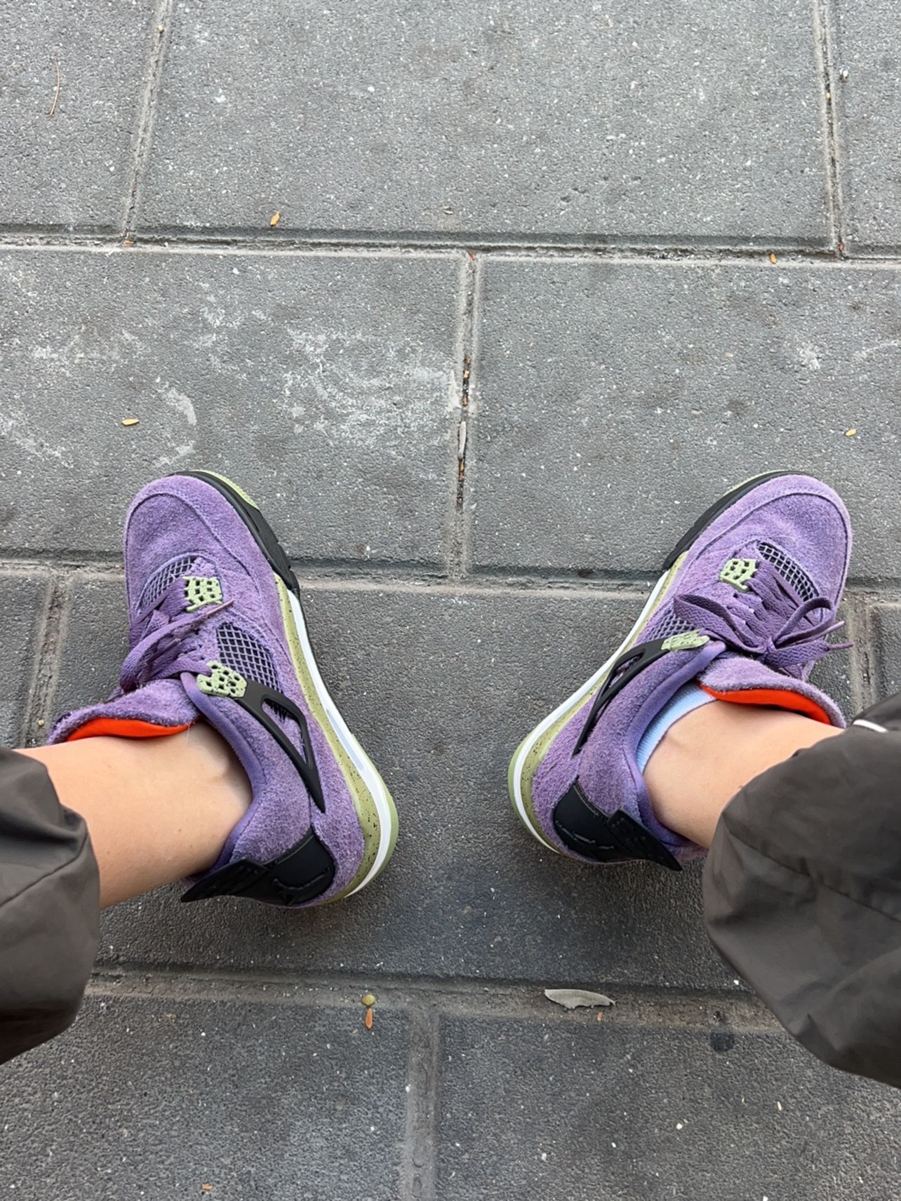 custom review-Jordan Air Jordan 4 Retro 'Каньон Фиолетовый' Mid Top Винтажные Баскетбольные Кроссовки Женские Фиолетовые