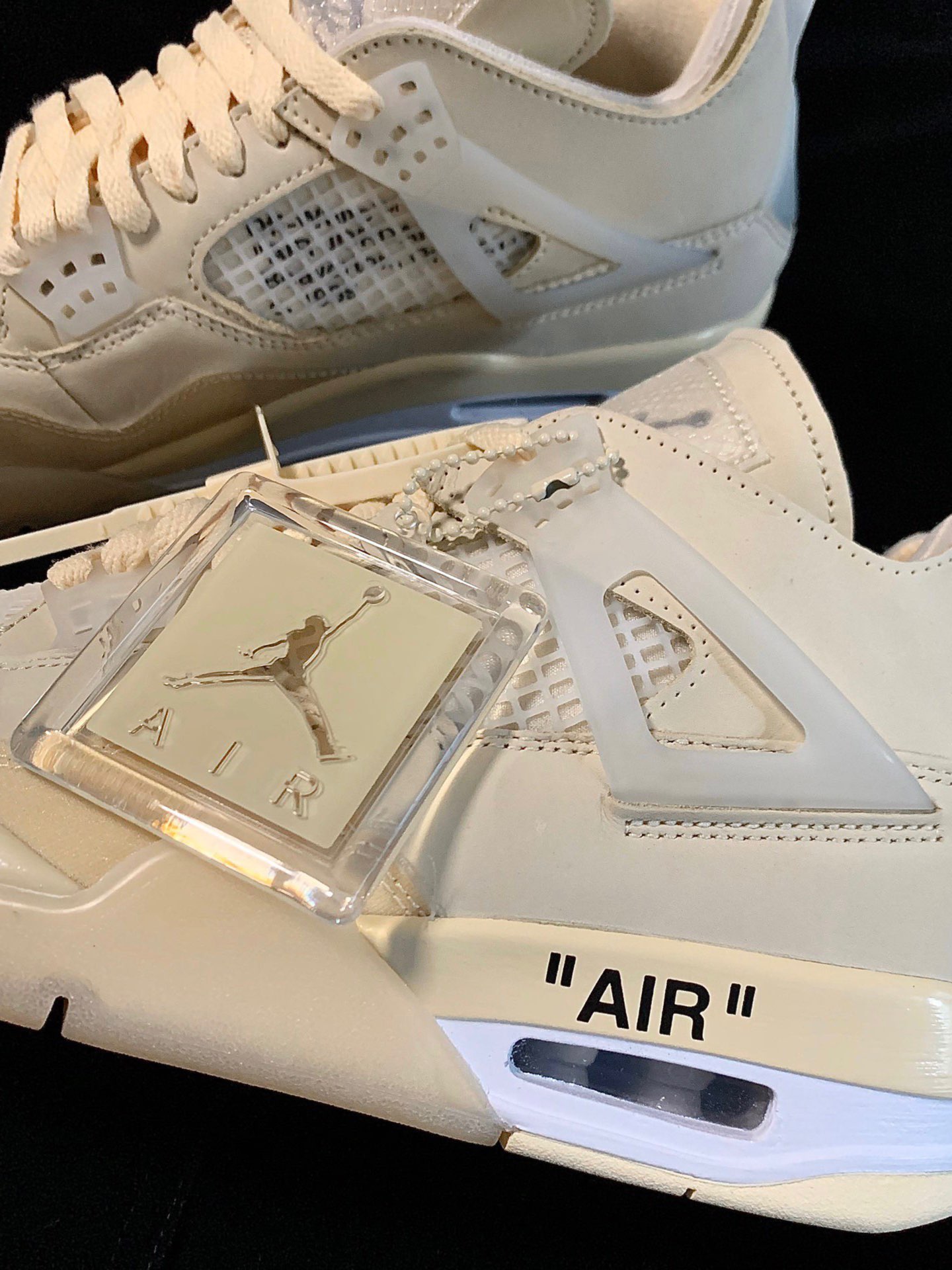 custom review-Jordan 4 Retro 'Off White Sail' Women's