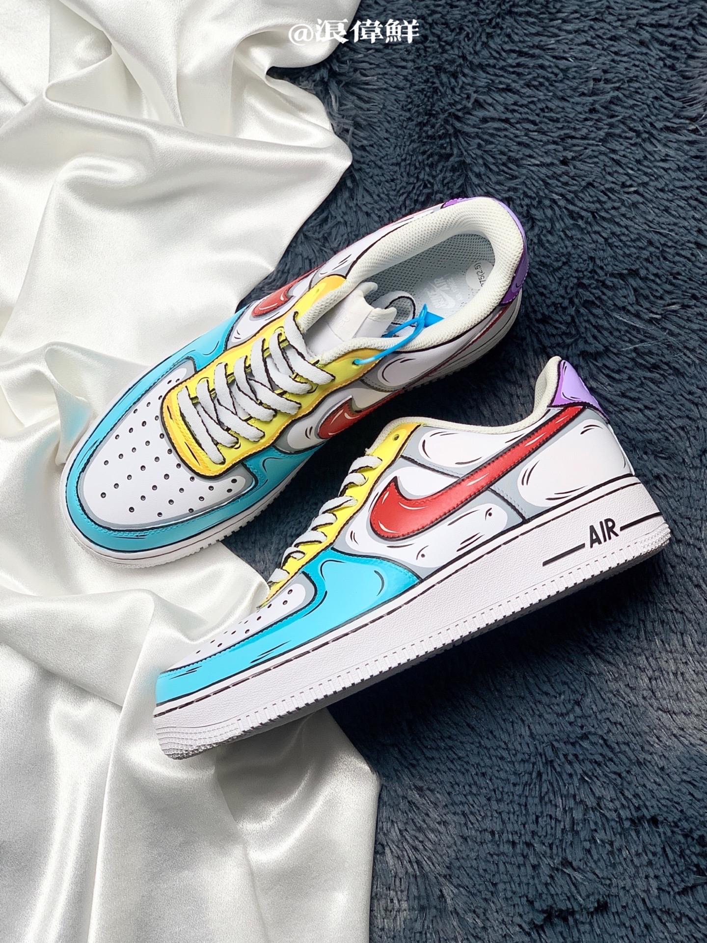 多彩撞色的二次元定制af1你爱了吗?