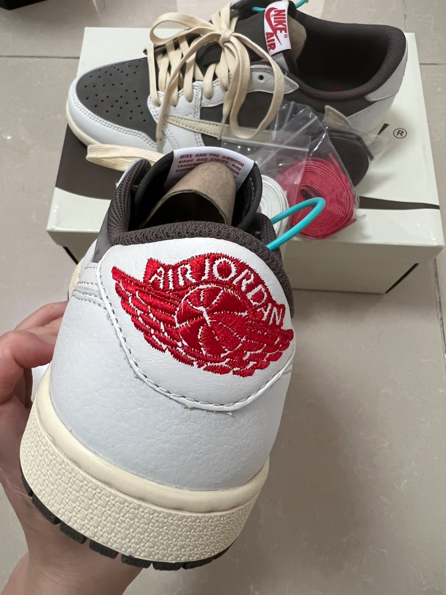 custom review-Jordan Travis Scott Jordan 1 Reverse Mocha