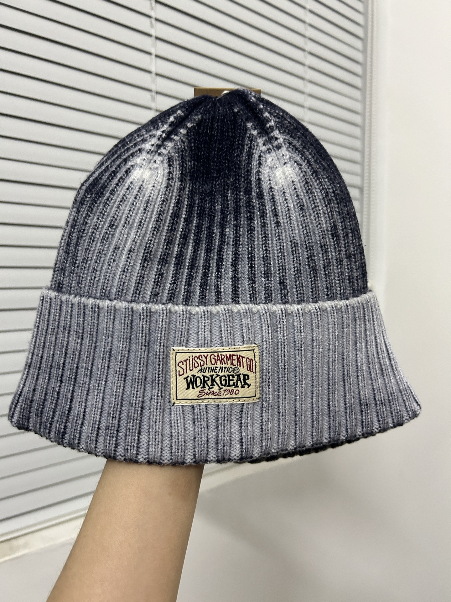 stussy fw23黑白冷帽
