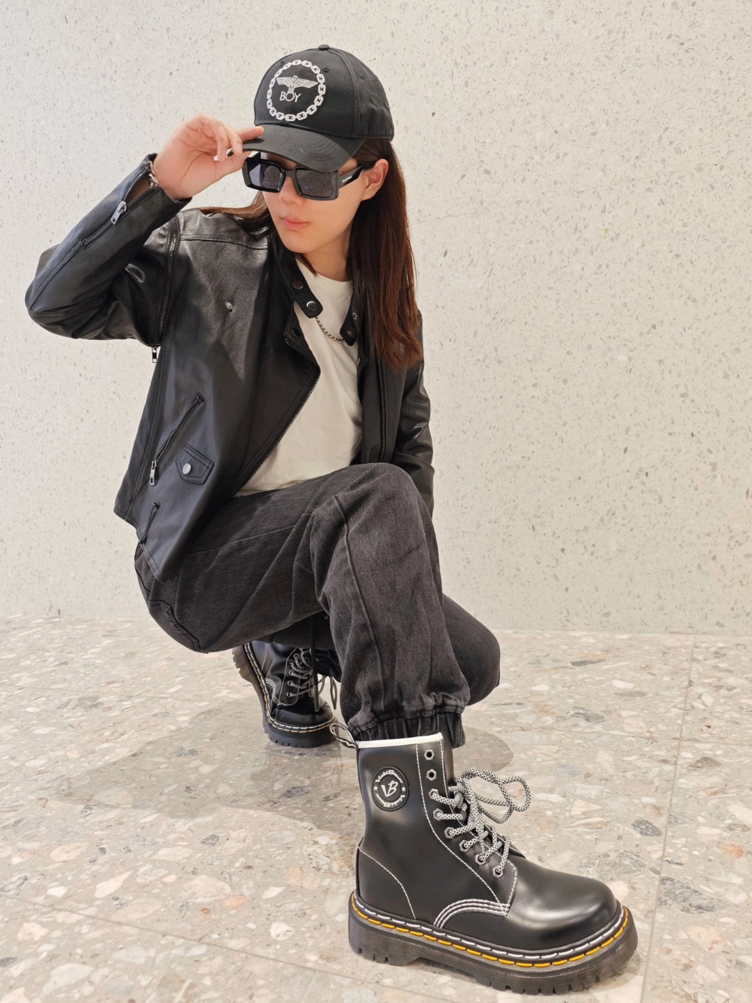 ootd|每个女孩都有机车梦 阿美咔叽风搭配9115