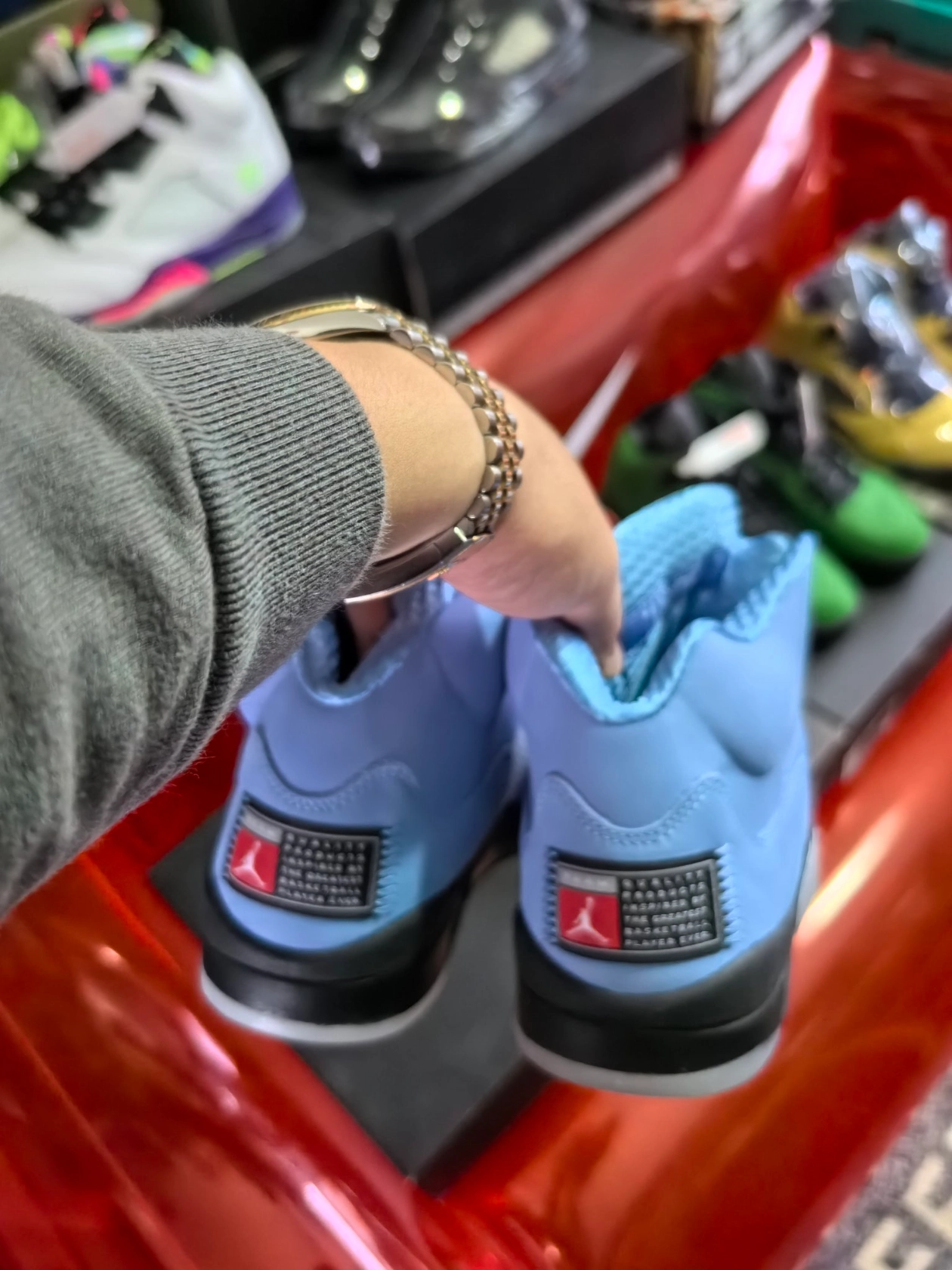 custom review-Jordan 5 Retro Unc University Blue