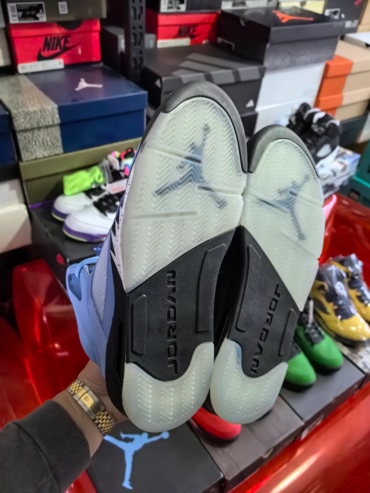 custom review-Jordan 5 Retro Unc University Blue