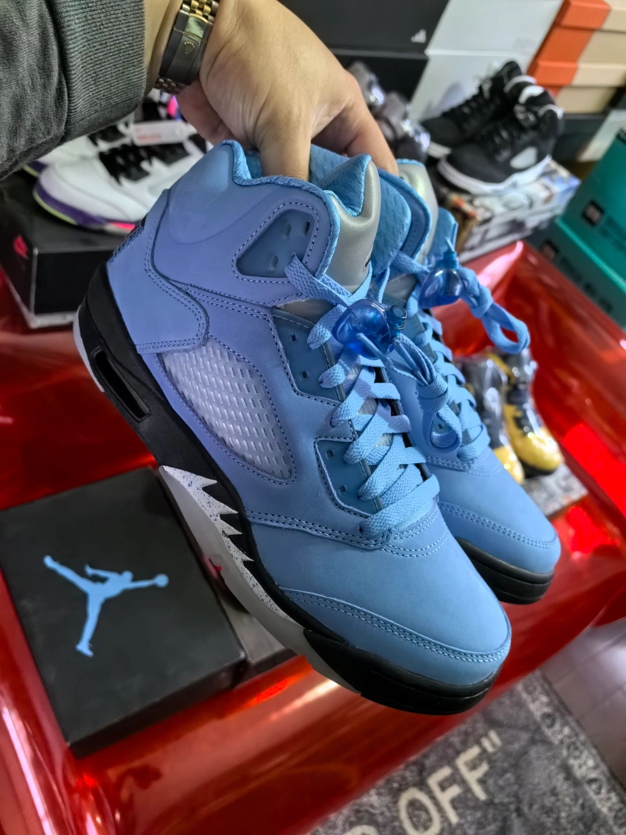 custom review-Jordan 5 Retro Unc University Blue