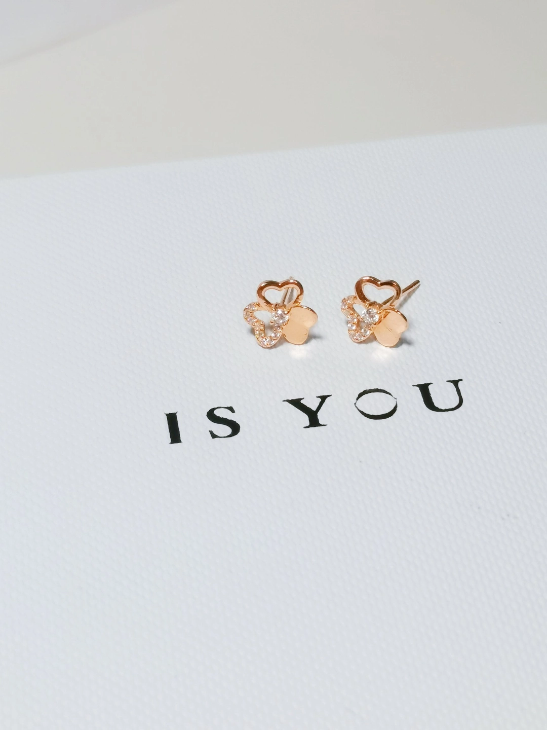 幸运三叶草耳钉