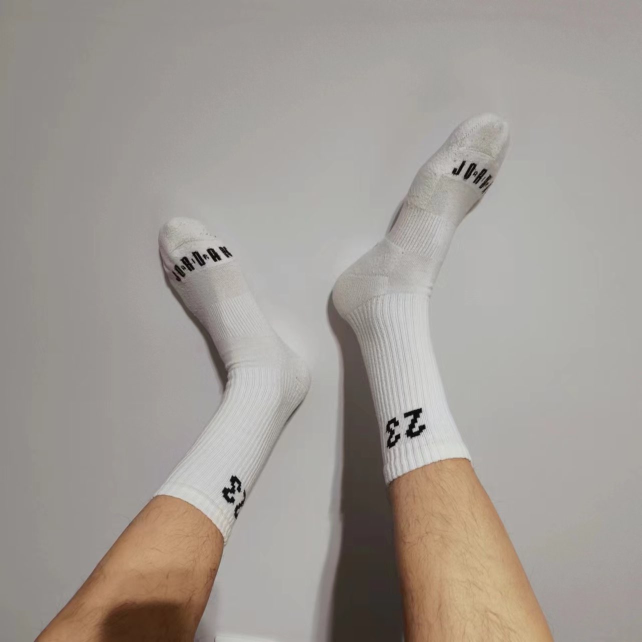 男生必备简约简单的白袜